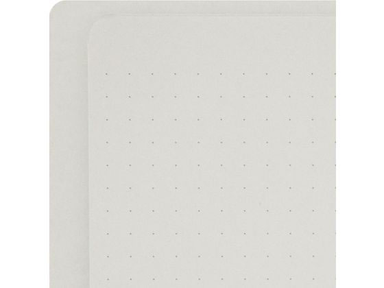 ミドリ(デザインフィル) リングノート[A5]カラー ドット方眼 グレー 1冊（ご注文単位1冊）【直送品】