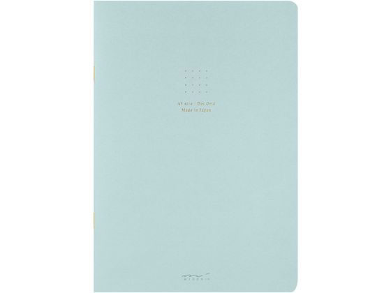 ミドリ(デザインフィル) ノート[A5]カラー ドット方眼 青 15275006 1冊（ご注文単位1冊）【直送品】