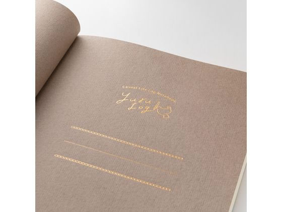 ミドリ(デザインフィル) ノート[B6]ゆるログ 水彩柄 15356006 1冊（ご注文単位1冊）【直送品】