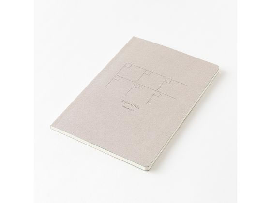 ミドリ(デザインフィル) ノート[B6]ゆるログ 月間フリー 15357006 1冊（ご注文単位1冊）【直送品】