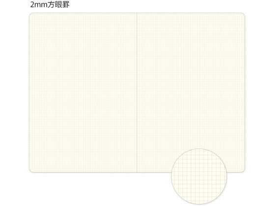 ミドリ(デザインフィル) ノート[B6]ゆるログ 方眼罫 2mm 15358006 1冊（ご注文単位1冊）【直送品】