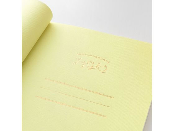 ミドリ(デザインフィル) ノート[B6]ゆるログ 方眼罫 2mm 15358006 1冊（ご注文単位1冊）【直送品】