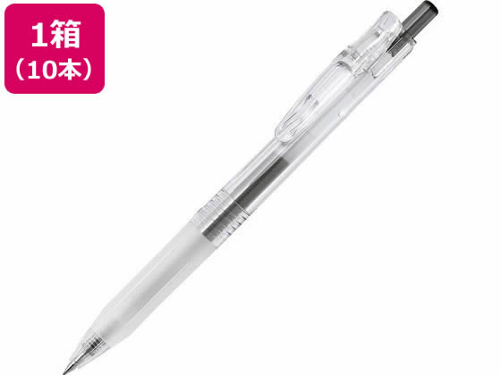 ゼブラ バイオチューブ サラサクリップ ウォータークリアー10本BI-JJ15-WC 1箱(ご注文単位1箱)【直送品】