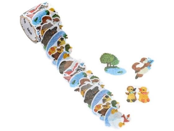 bande マスキングロールステッカー 刺繍の森の水辺 BDA749 1個（ご注文単位1個）【直送品】