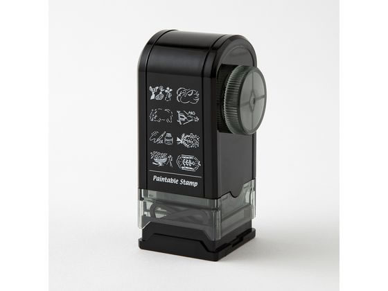 ミドリ(デザインフィル) スタンプ 回転印 ダイヤル アンティーク柄 1個(ご注文単位1個)【直送品】