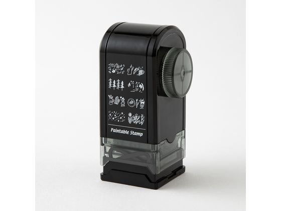 ミドリ(デザインフィル) スタンプ 回転印 ダイヤル つながる柄 1個(ご注文単位1個)【直送品】