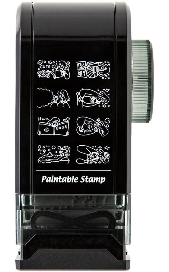 ミドリ(デザインフィル) スタンプ 回転印 ダイヤル 暮らし柄 1個（ご注文単位1個）【直送品】