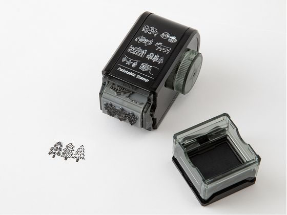 ミドリ(デザインフィル) スタンプ 回転印 ダイヤル 北欧柄 35585006 1個(ご注文単位1個)【直送品】