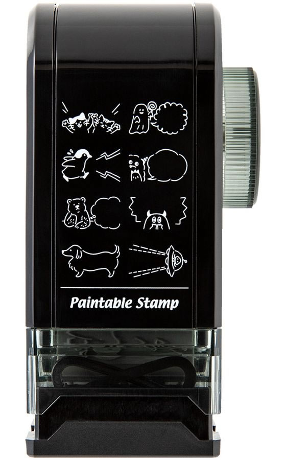 ミドリ(デザインフィル) スタンプ 回転印 ダイヤル ふきだし柄 1個（ご注文単位1個）【直送品】