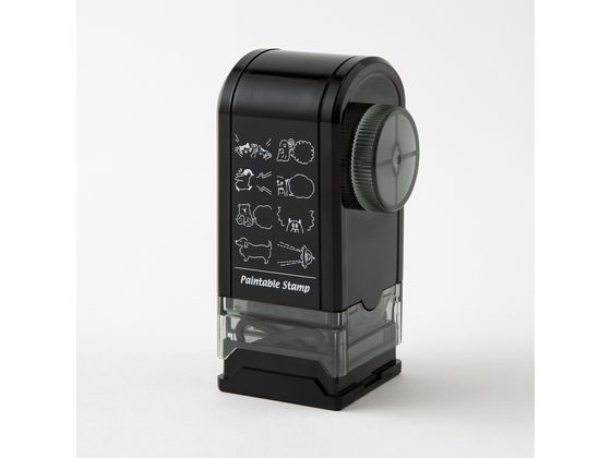 ミドリ(デザインフィル) スタンプ 回転印 ダイヤル ふきだし柄 1個（ご注文単位1個）【直送品】