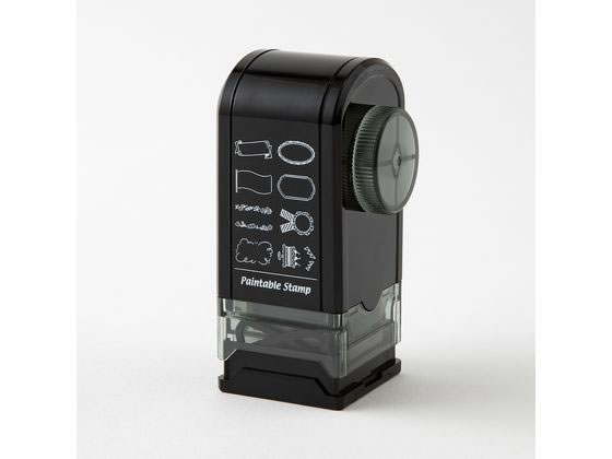 ミドリ(デザインフィル) スタンプ 回転印 ダイヤル 飾り柄 35587006 1個（ご注文単位1個）【直送品】