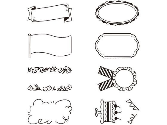ミドリ(デザインフィル) スタンプ 回転印 ダイヤル 飾り柄 35587006 1個（ご注文単位1個）【直送品】