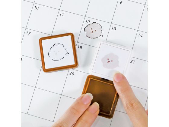 クツワ ハンココ ふき出しいぬさん DE013B 1個(ご注文単位1個)【直送品】