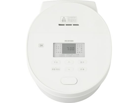 アイリスオーヤマ IHジャー炊飯器 5.5合 ホワイト RC-ISA50-W 1台(ご注文単位1台)【直送品】