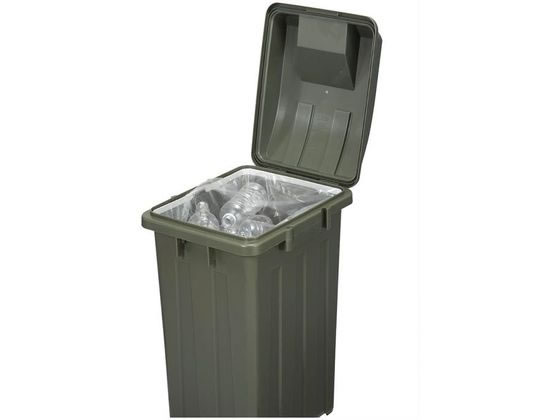 新輝合成 連結ハンドルペール45 カーキグリーン 1個(ご注文単位1個)【直送品】