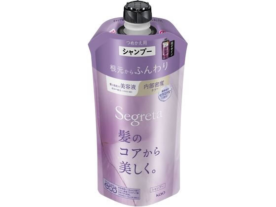 KAO セグレタ シャンプー 根元からふんわり つめかえ用340mL 1個（ご注文単位1個）【直送品】