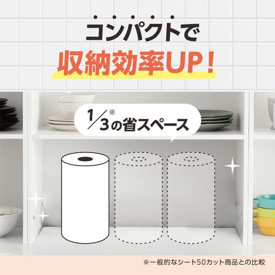 クレシア スコッティ ファイン 3倍巻きキッチンタオル 150枚 1ﾊﾟｯｸ（ご注文単位1ﾊﾟｯｸ）【直送品】