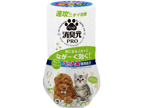 小林製薬 消臭元PRO ペットティーグリーン400mL 1個(ご注文単位1個)【直送品】