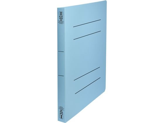 ビュートン フラットファイルPP 厚とじ A4タテ ブルー FF-A4SW-B 1冊(ご注文単位1冊)【直送品】