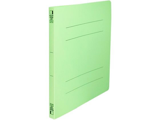 >ビュートン フラットファイルPP表紙幅広 A4タテ グリーン FF-A4SHW-GN 1冊(ご注文単位1冊)【直送品】