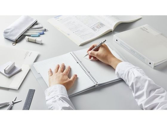 マルマン バインダー B5 クリーントーン 26穴 グレー ワイド F312-11 1冊(ご注文単位1冊)【直送品】