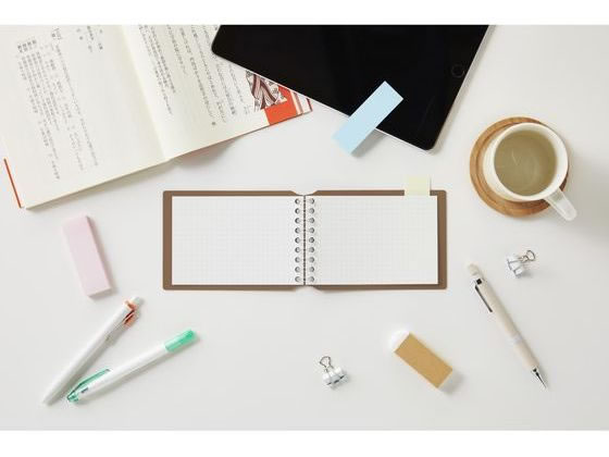 マルマン くるっとリング バインダー ブラウン FMR9SETA-07 1冊(ご注文単位1冊)【直送品】