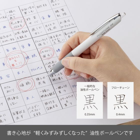 ボールペン替芯 FLOATUNE フローチューン 0.4mm 黒 1本(ご注文単位1本)【直送品】