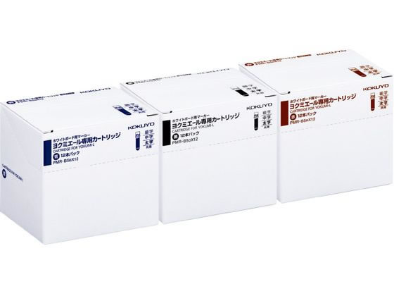 コクヨ ホワイトボード用マーカー(ヨクミエール)専用カートリッジ 青 12本 1箱（ご注文単位1箱）【直送品】