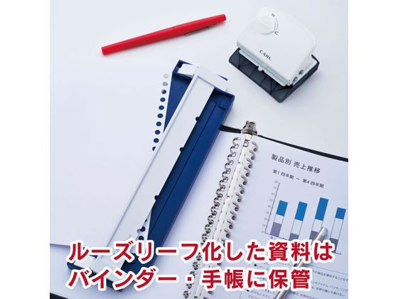 カール事務器 穴あけパンチ ゲージパンチ A5 GP-J20-B 1セット(ご注文単位1セット)【直送品】