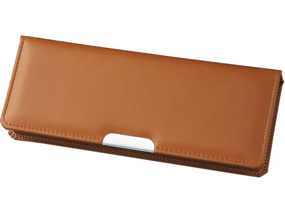 クツワ クラリーノ スーパー軽量筆入 キャメル CX303CA 1個（ご注文単位1個）【直送品】