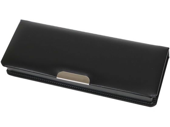クツワ 合皮筆入 ブラック CB302BK 1個（ご注文単位1個）【直送品】