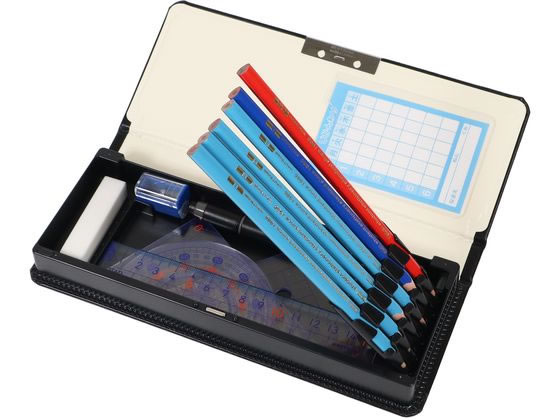 クツワ 合皮筆入 ブラック CB302BK 1個（ご注文単位1個）【直送品】