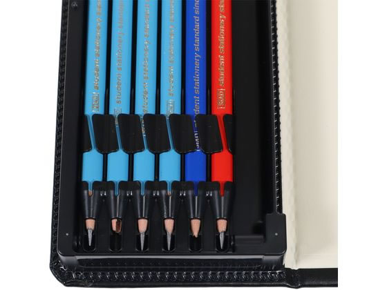 クツワ 合皮筆入 ブラック CB302BK 1個（ご注文単位1個）【直送品】