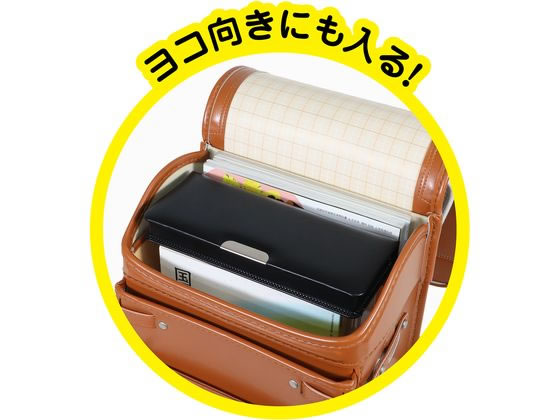 クツワ 合皮筆入 ブラック CB302BK 1個（ご注文単位1個）【直送品】