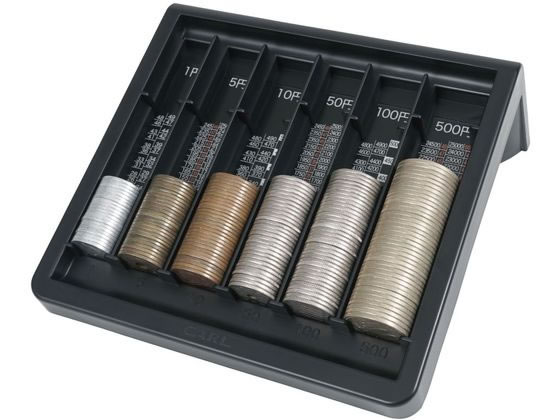 カール事務器 コインカウンター 硬貨専用 ブラック CX-004-K 1個（ご注文単位1個）【直送品】