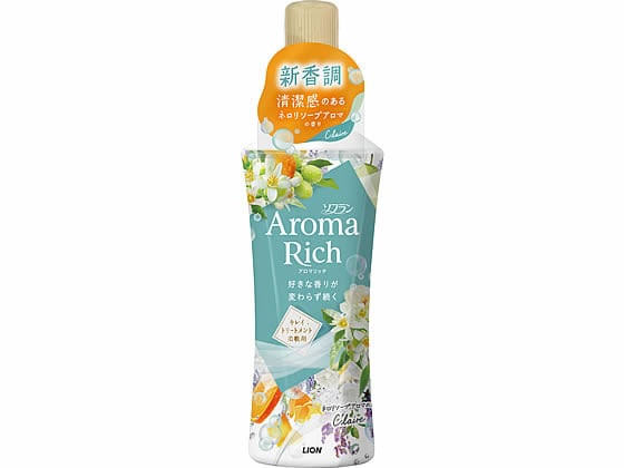 ライオン ソフランアロマリッチ クレア 本体 480ml 1個(ご注文単位1個)【直送品】