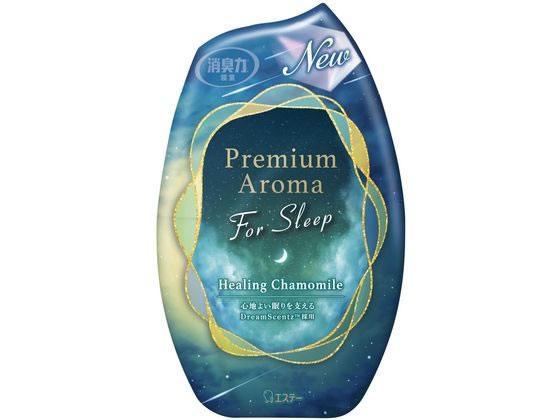 エステー 消臭力 プレミアムアロマ 寝室用 ヒーリングカモミール 400mL 1個(ご注文単位1個)【直送品】