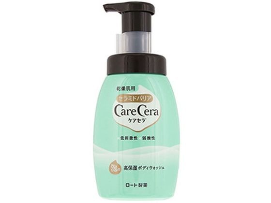 ロート製薬 ケアセラ 泡のボディウォッシュ 本体 450mL 1個(ご注文単位1個)【直送品】