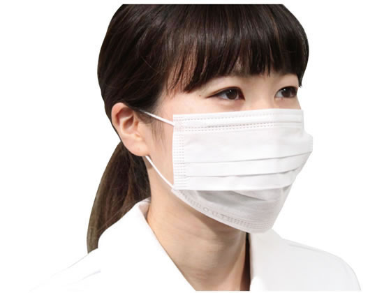 ファーストレイト フィット使いきりマスク レギュラー ホワイト 50枚×50箱 1箱(ご注文単位1箱)【直送品】