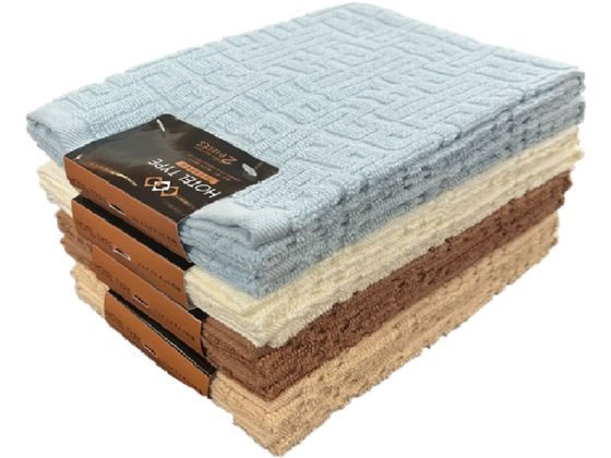 林 バラエティカラー フェイスタオル 2枚 アイボリー FO801413 1セット(ご注文単位1セット)【直送品】