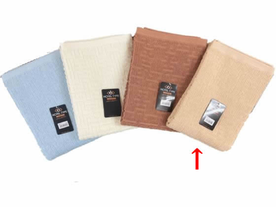 林 バラエティカラー バスタオル ベージュ BO801426 1枚(ご注文単位1枚)【直送品】