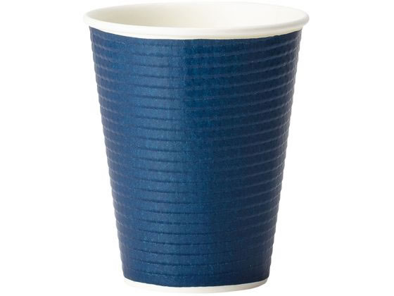 サンナップ エンボスカップ ダークブルー 260mL 40個 C2640EDBFS 1ﾊﾟｯｸ（ご注文単位1ﾊﾟｯｸ）【直送品】