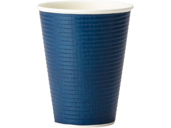 サンナップ エンボスカップ ダークブルー 340mL 25個 C3425EDBFS 1ﾊﾟｯｸ（ご注文単位1ﾊﾟｯｸ）【直送品】