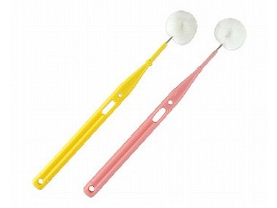 オーラル ケア モアブラシ 2色1セット イエロー&ピンク各1本 1セット(ご注文単位1セット)【直送品】