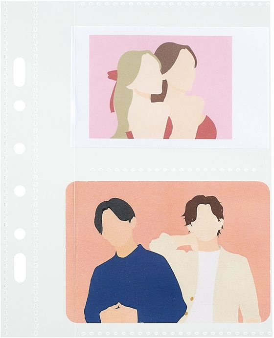 リヒトラブ myfa コレクションポケット ミニ 2ポケット 10枚 N3347 1パック(ご注文単位1パック)【直送品】