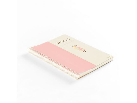 ミドリ HF ダイアリー〈A5〉 出産準備×3冊 26006006 1束(ご注文単位1束)【直送品】