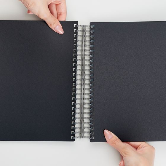 リヒトラブ リングノート保存用ノート A5 クリヤー N1850-1 1冊(ご注文単位1冊)【直送品】