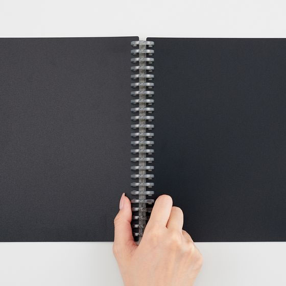 リヒトラブ リングノート保存用ノート A5 クリヤー N1850-1 1冊(ご注文単位1冊)【直送品】