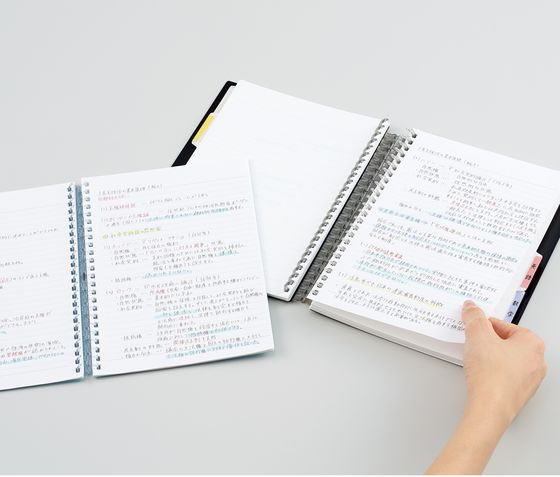 リヒトラブ リングノート保存用ノート A5 クリヤー N1850-1 1冊(ご注文単位1冊)【直送品】