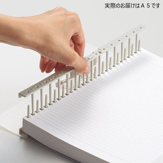 リヒトラブ リングノート保存用ファイル A5 ブラック N1860-24 1冊(ご注文単位1冊)【直送品】